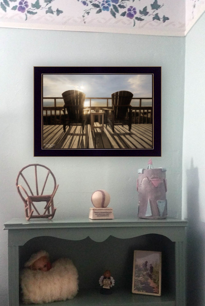 Front Row Seats 2 Black Framed Print Wall Art