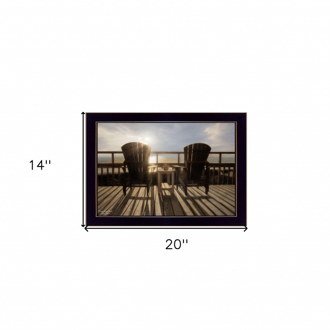 Front Row Seats 2 Black Framed Print Wall Art