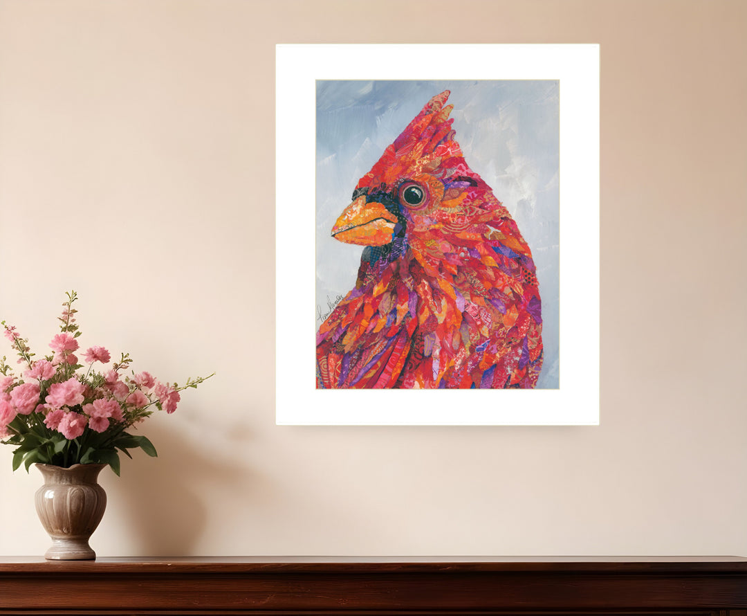 The Messenger 2 White Framed Print Wall Art