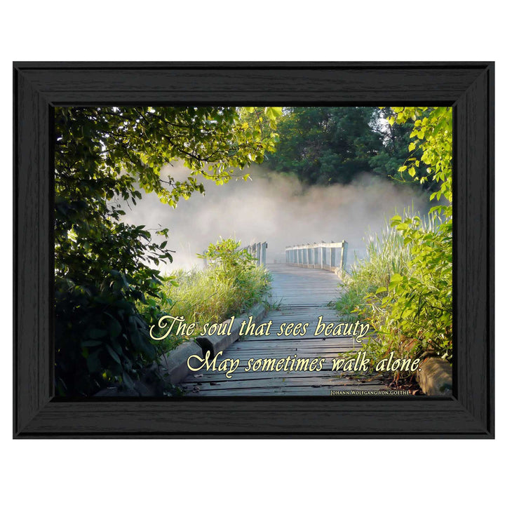 Beauty 1 Black Framed Print Wall Art