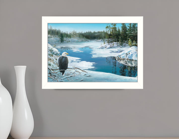 The Lookout 2 White Framed Print Wall Art