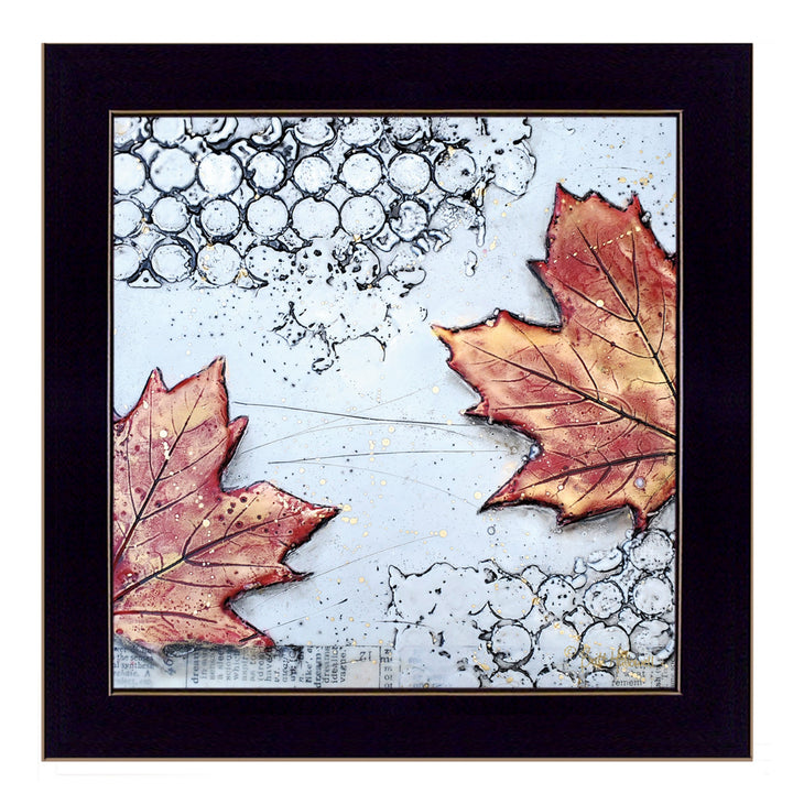 Channeling Fall 3 Black Framed Print Wall Art