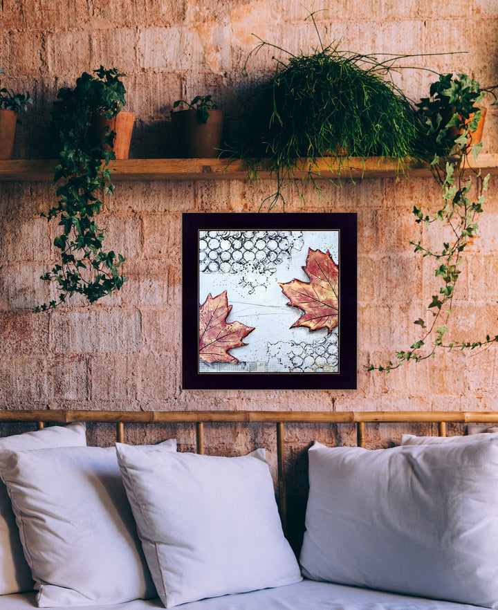 Channeling Fall 3 Black Framed Print Wall Art