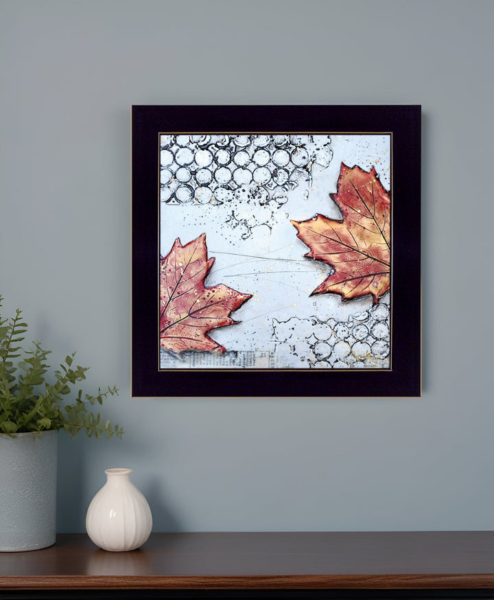 Channeling Fall 3 Black Framed Print Wall Art