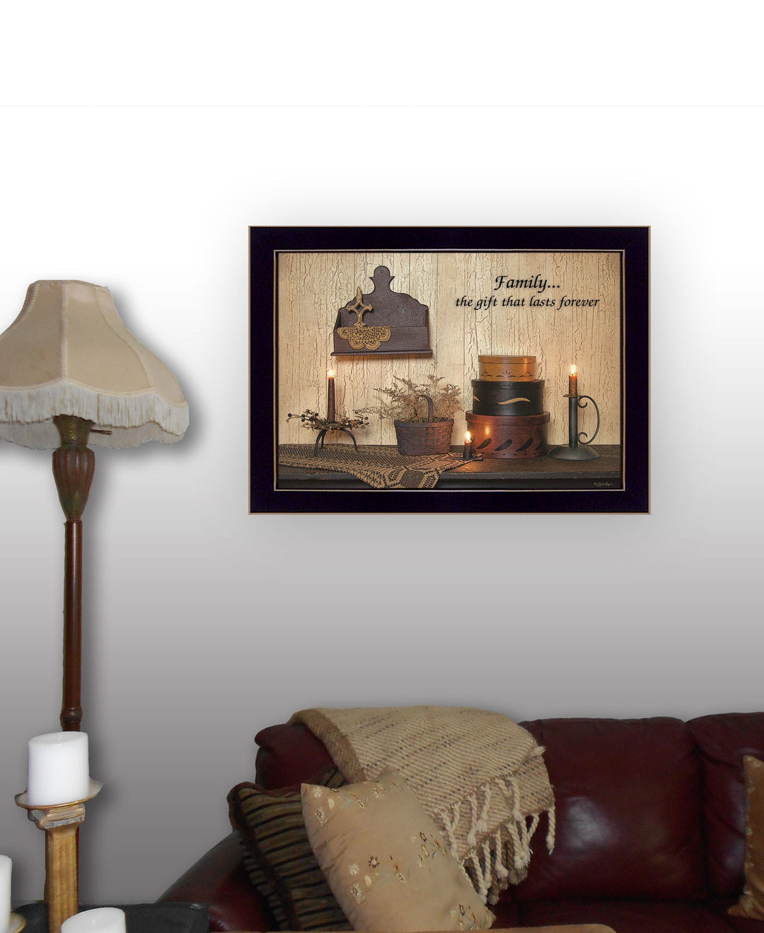 Forever Family 1 Black Framed Print Wall Art