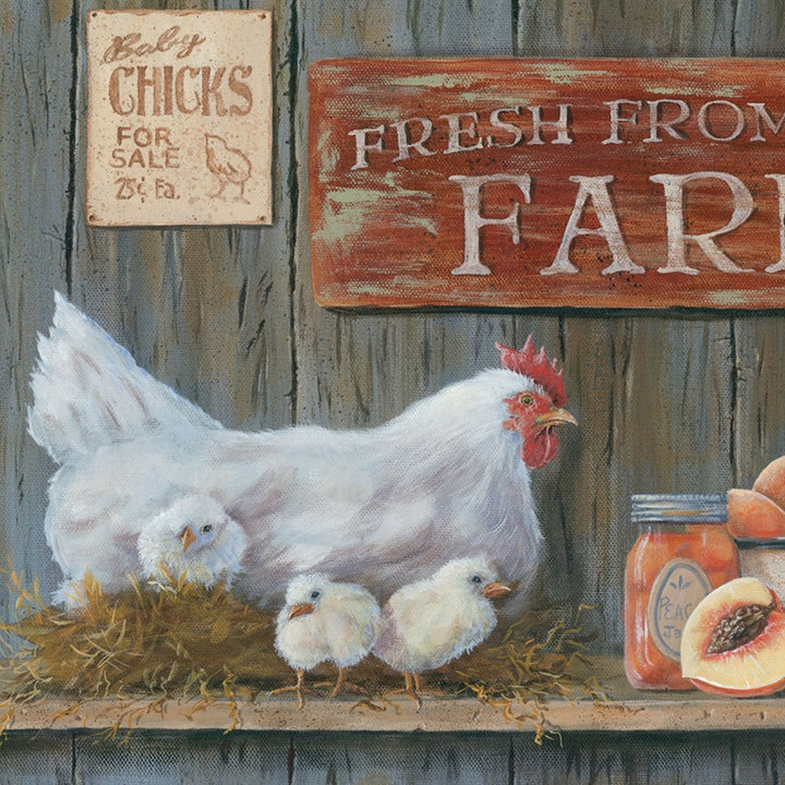 Fresh from the Farm 1 Black Framed Print Wall Art