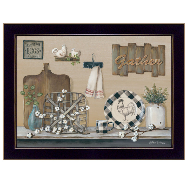 Farmhouse Kitchen Black Framed Print Kitchen Wall Art