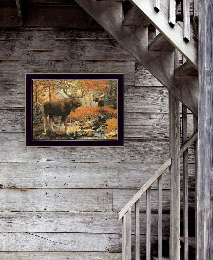 Call of the Wild 1 Black Framed Print Wall Art