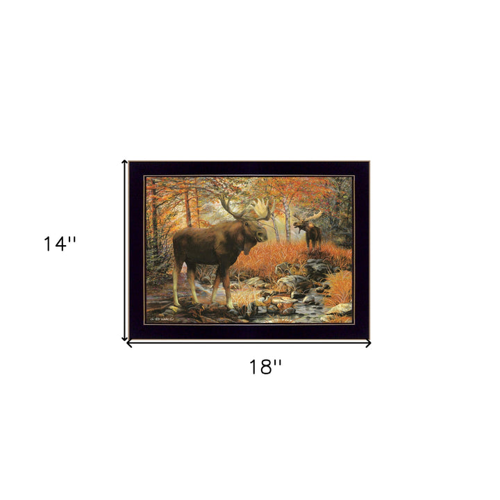 Call of the Wild 1 Black Framed Print Wall Art