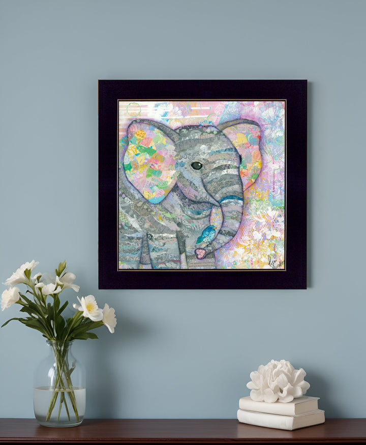 Elephant I 1 Black Framed Print Wall Art