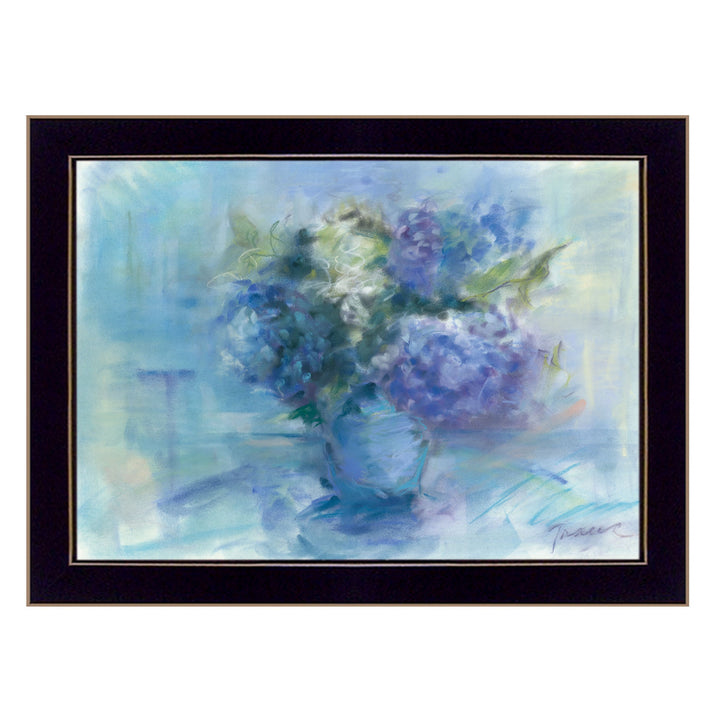 Bouquet 1 Black Framed Print Wall Art