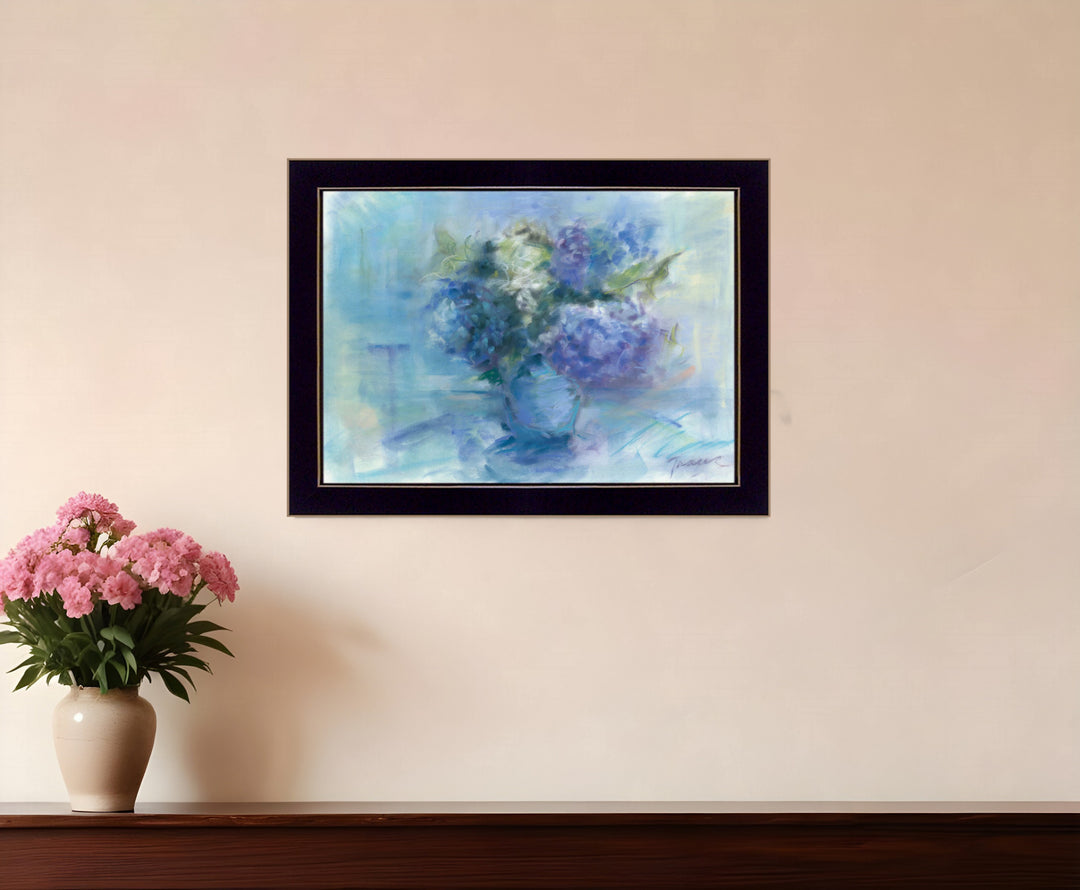 Bouquet 1 Black Framed Print Wall Art