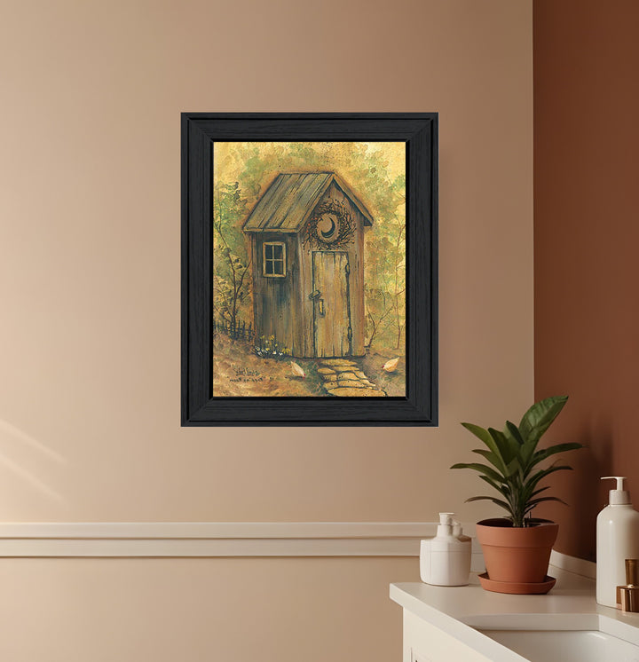 Reading Room 1 Black Framed Print Wall Art