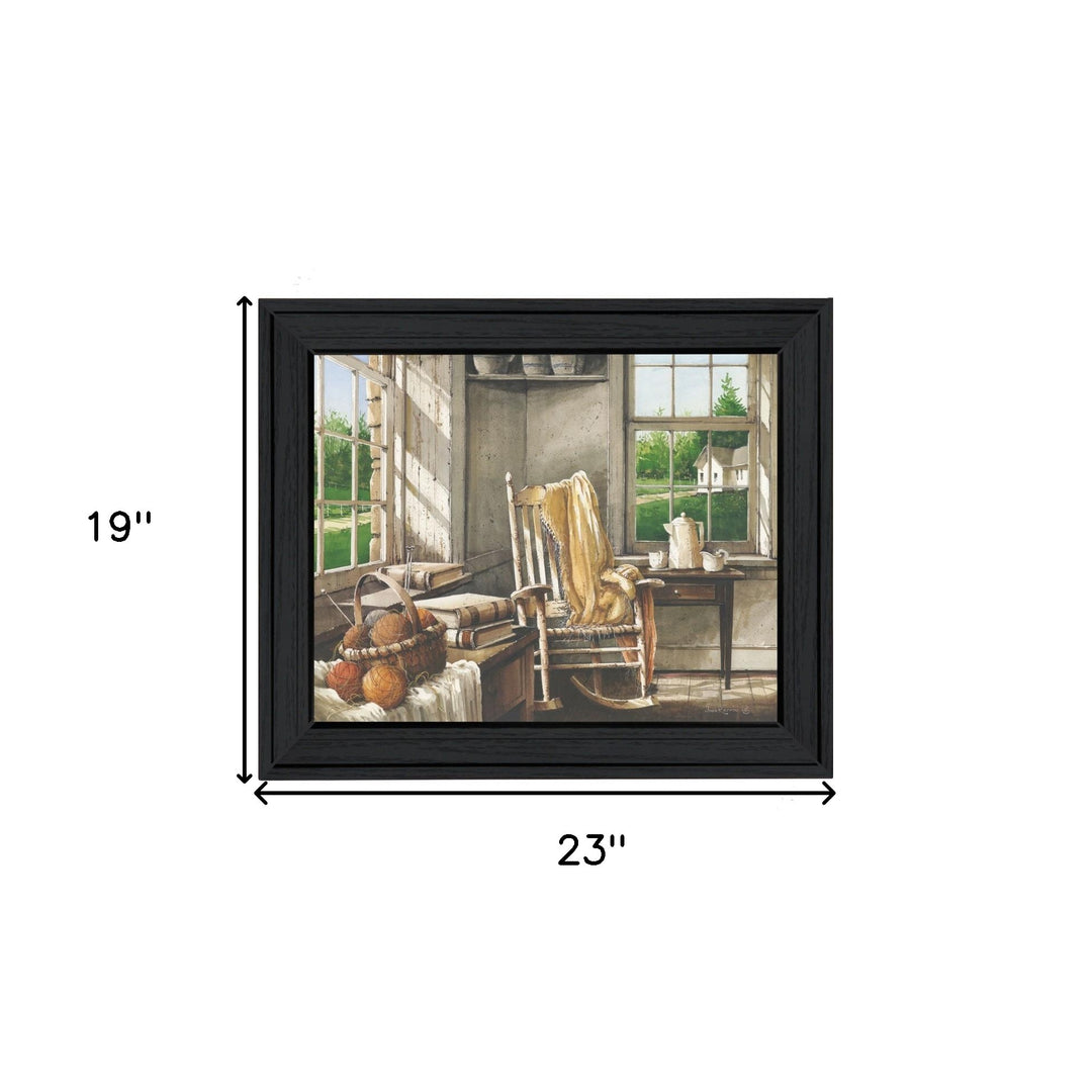 Corner Comforts Black Framed Print Wall Art