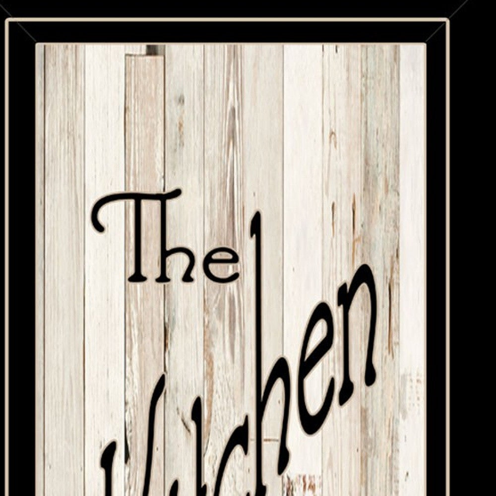 Kitchen is the Heart of the Home 17 Black Framed Print Kitchen Wall Art