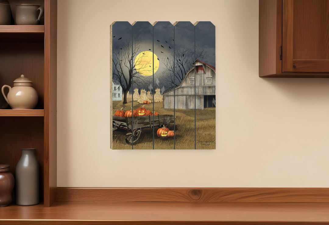 Spooky Harvest Moon 1 Unframed Print Kitchen Wall Art