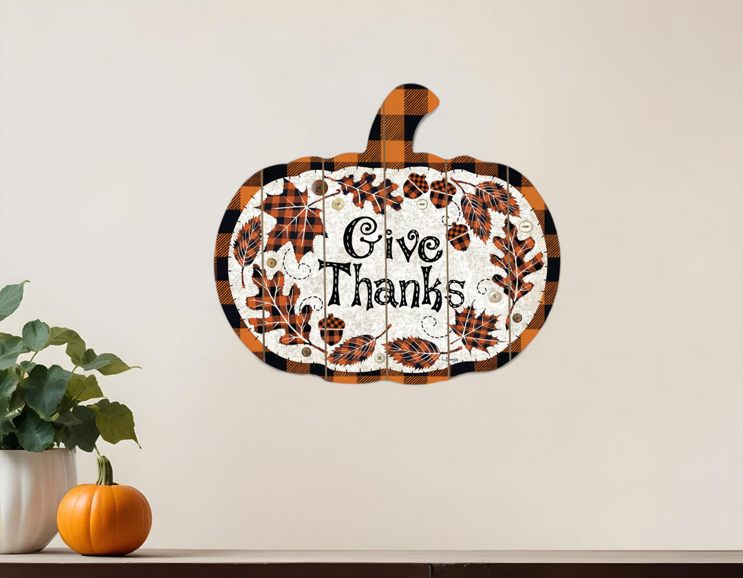 Give Thanks Unframed Print Wall Art