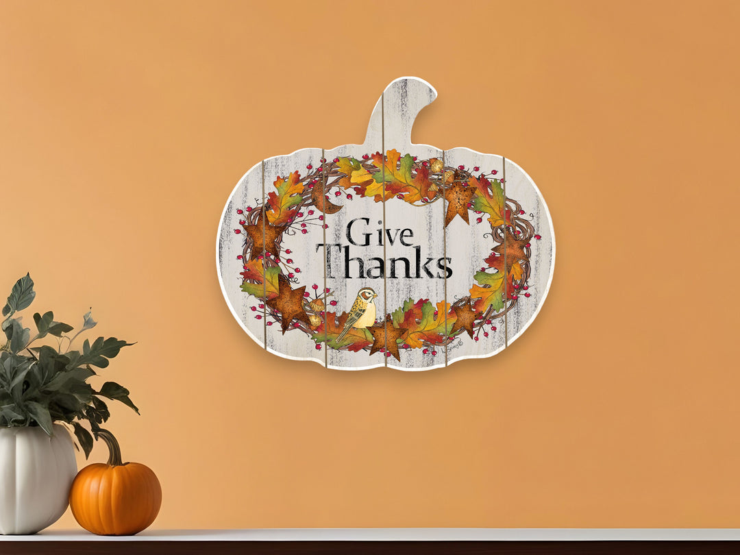 Give Thanks 3 Unframed Print Wall Art