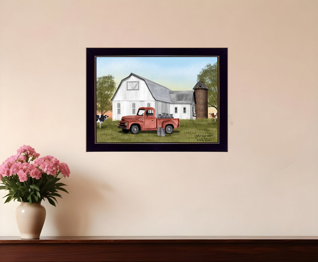 YAll Need Milk? 1 Black Framed Print Wall Art