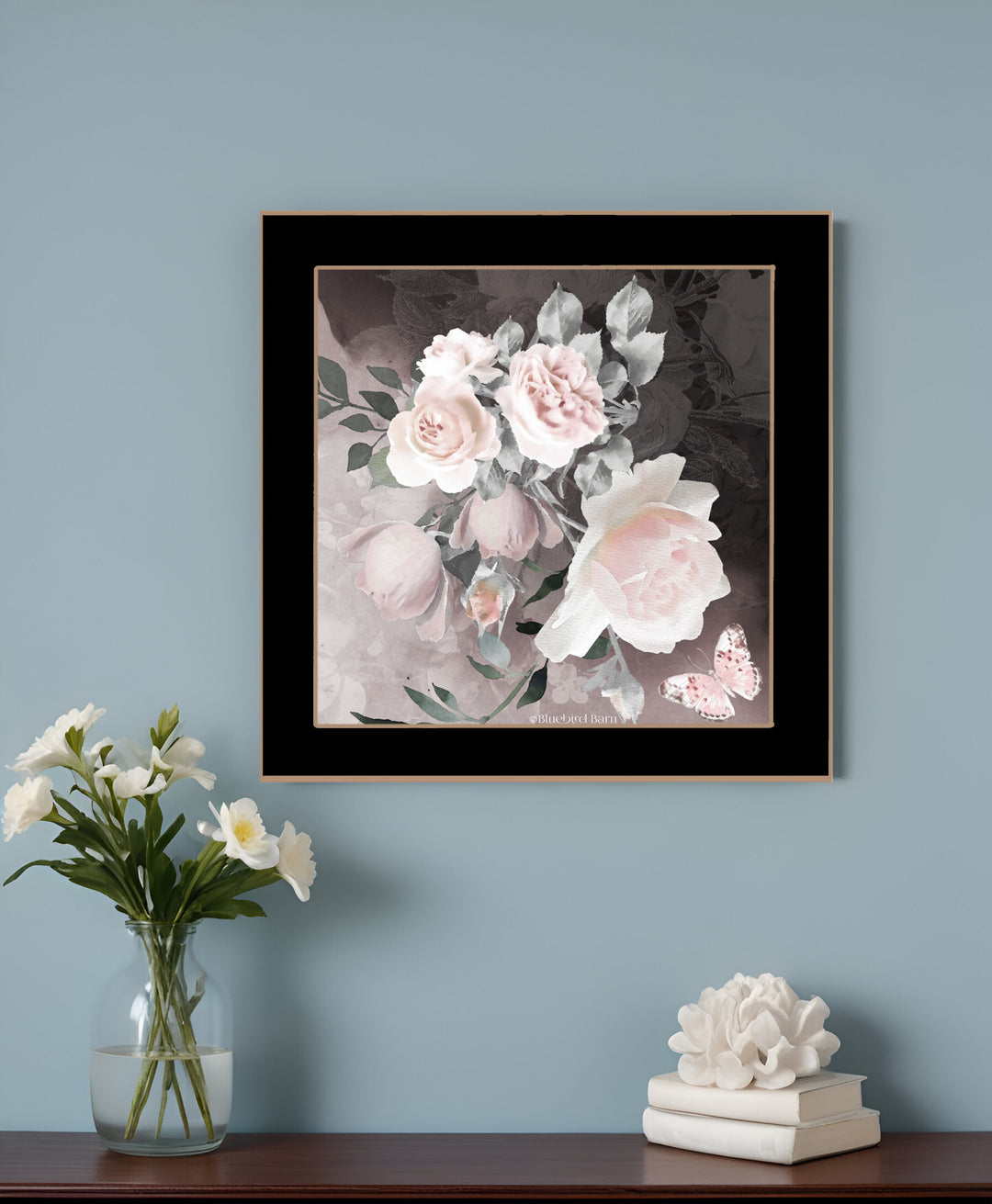 Noir Roses IV 1 Black Framed Print Wall Art