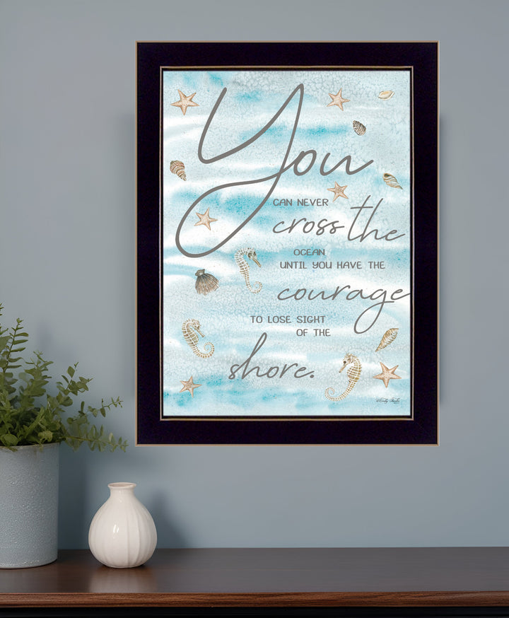 You Can Never 1 Black Framed Print Wall Art