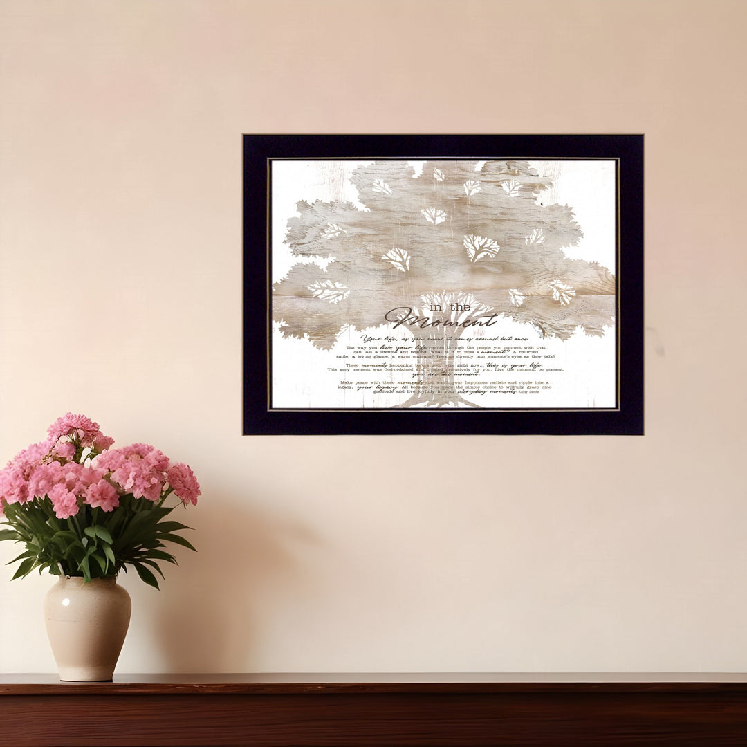 In the Moment 1 Black Framed Print Wall Art