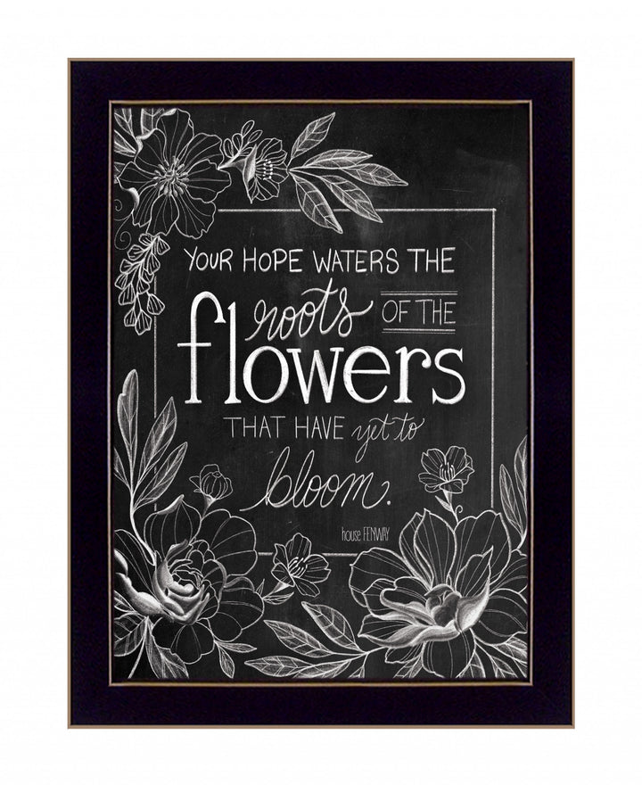 Yet to Bloom 2 Black Framed Print Wall Art