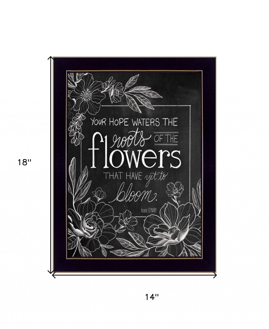 Yet to Bloom 2 Black Framed Print Wall Art