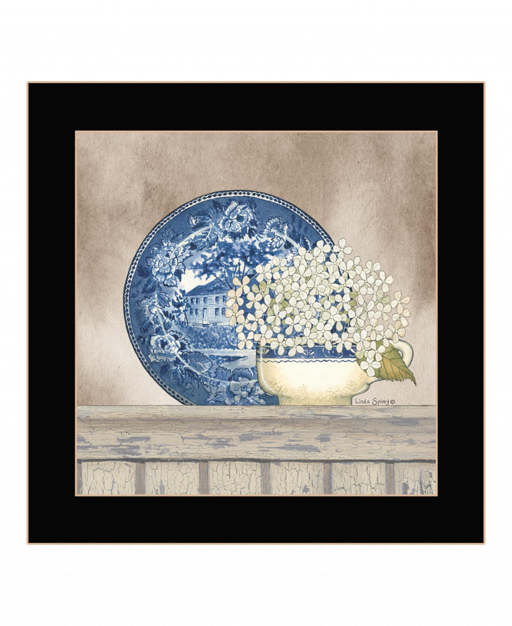 Farmhouse Blues I 1 Black Framed Print Wall Art