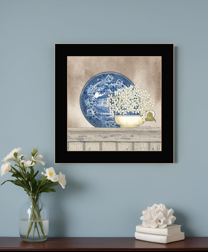 Farmhouse Blues I 1 Black Framed Print Wall Art