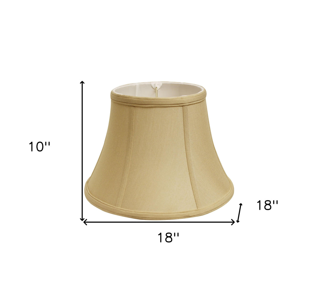 18" Pale Brown Drum No Slub Lampshade