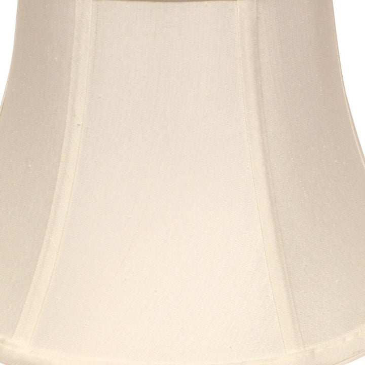 19" White Drum Monay Shantung Lampshade