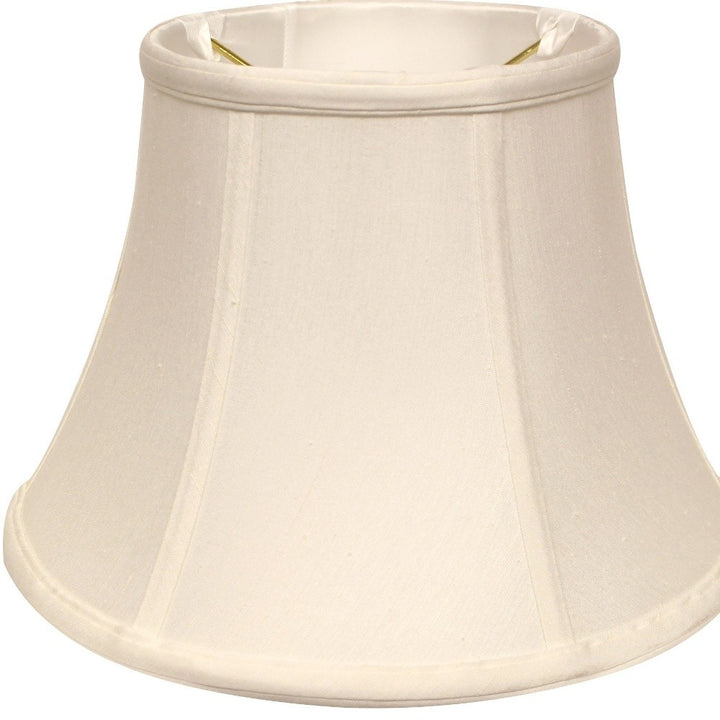 19" White Drum Monay Shantung Lampshade