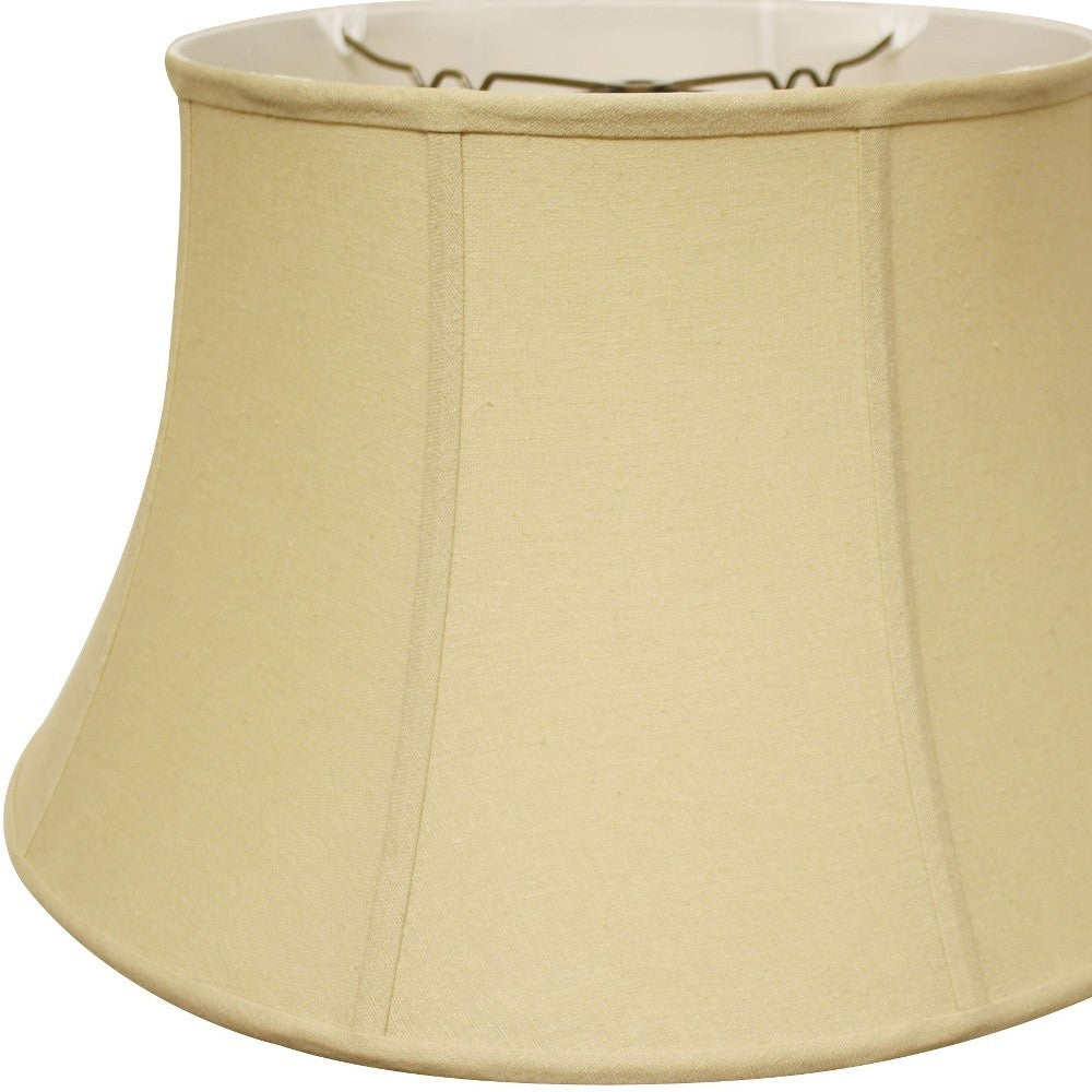 19" Pale Brown Drum Linen Lampshade