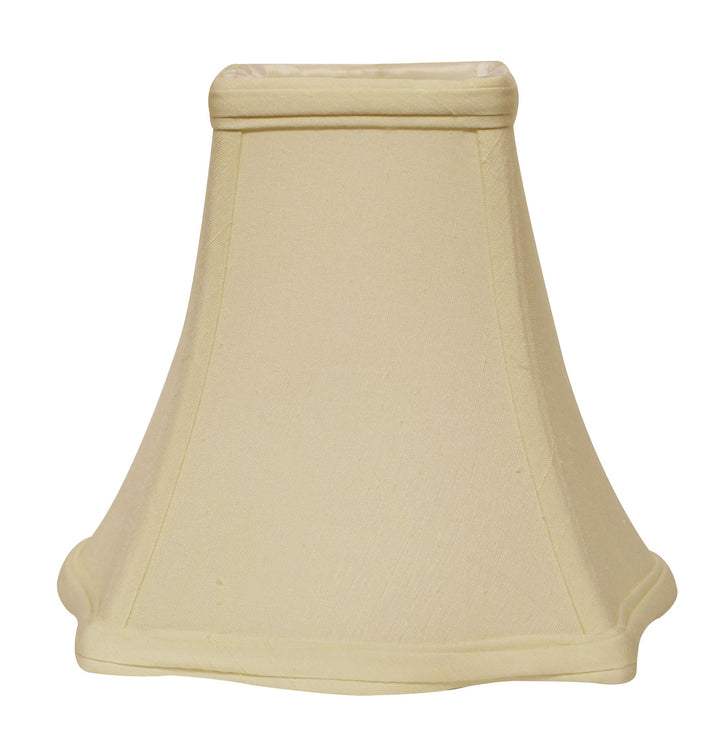 8" Ivory Premium Square Monay Shantung Lampshade