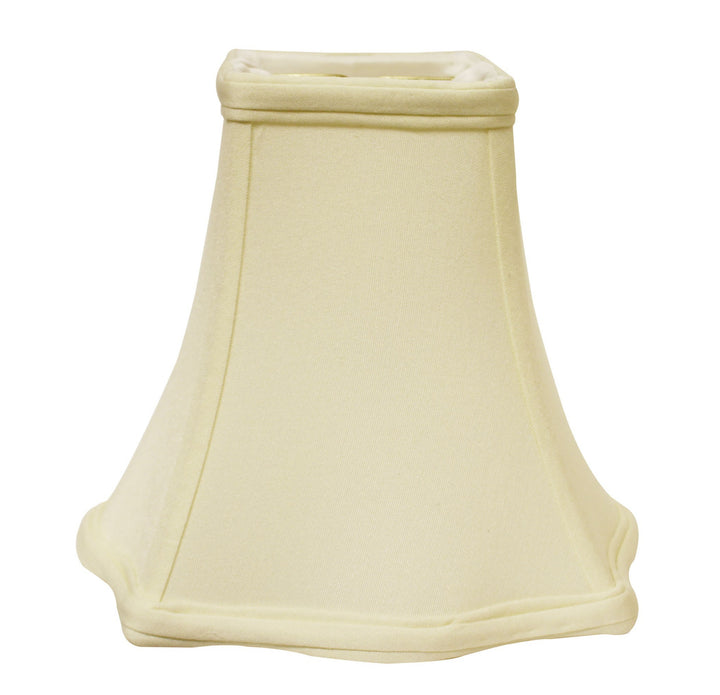 10" Ivory Premium Square No Slub Lampshade