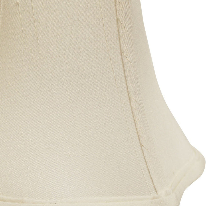 14" White Premium Square Monay Shantung Lampshade