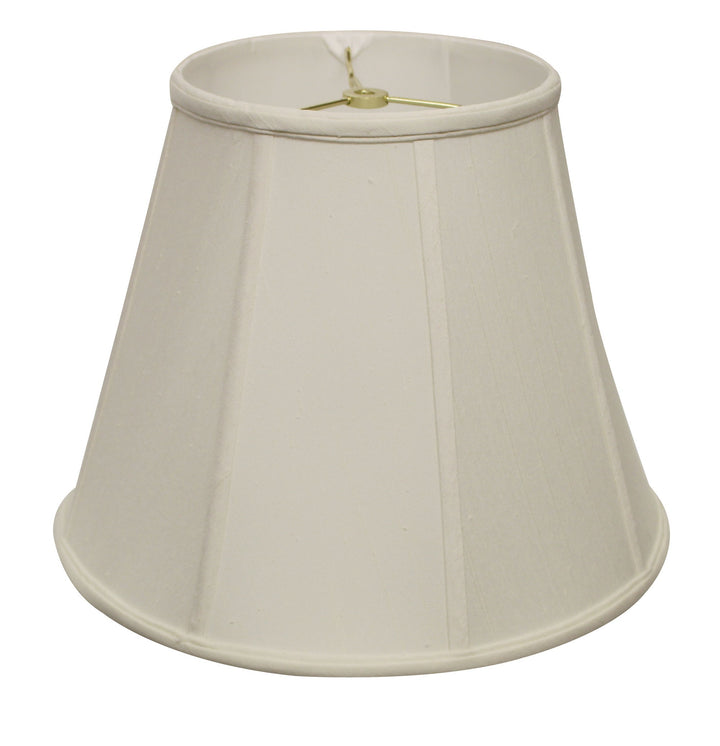 18" White Slanted Empire Monay Shantung Lampshade