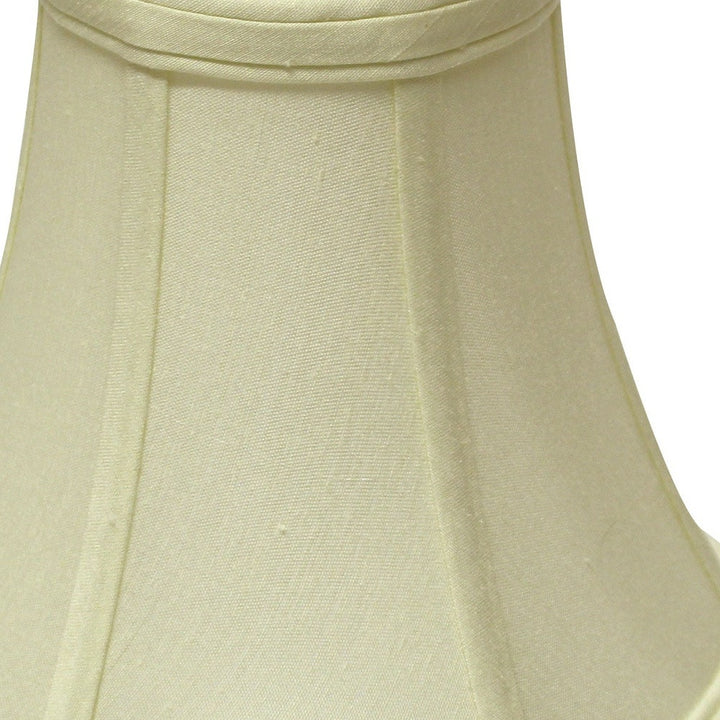 8" Ivory Premium Bell Monay Shantung Lampshade