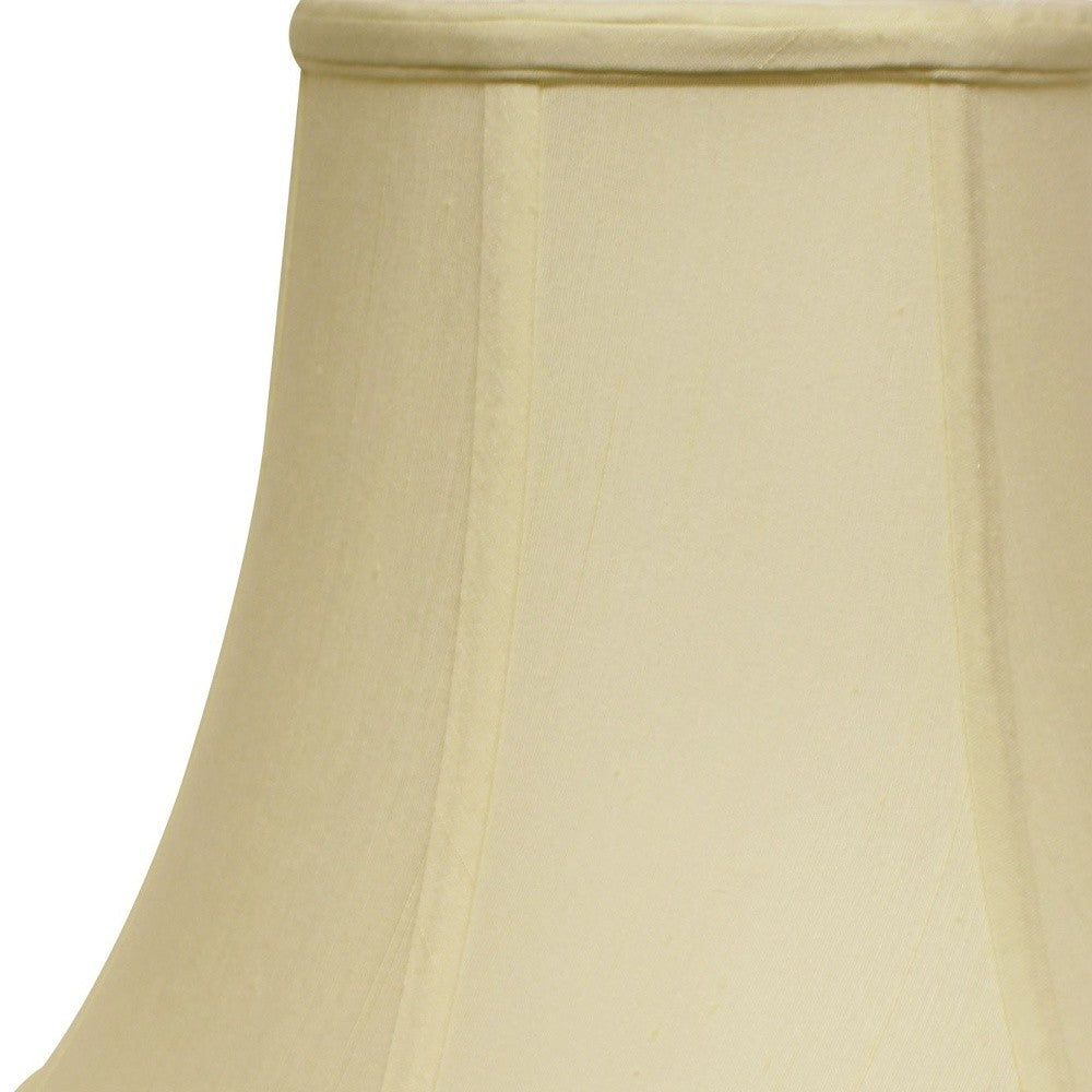 14" Ivory Premium Bell Monay Shantung Lampshade