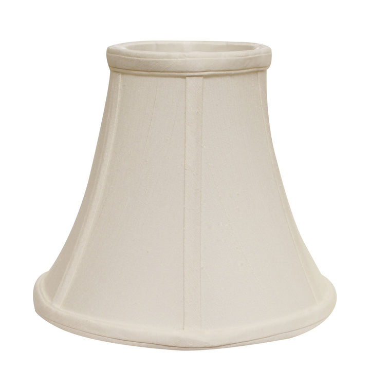 18" White Premium Bell Monay Shantung Lampshade