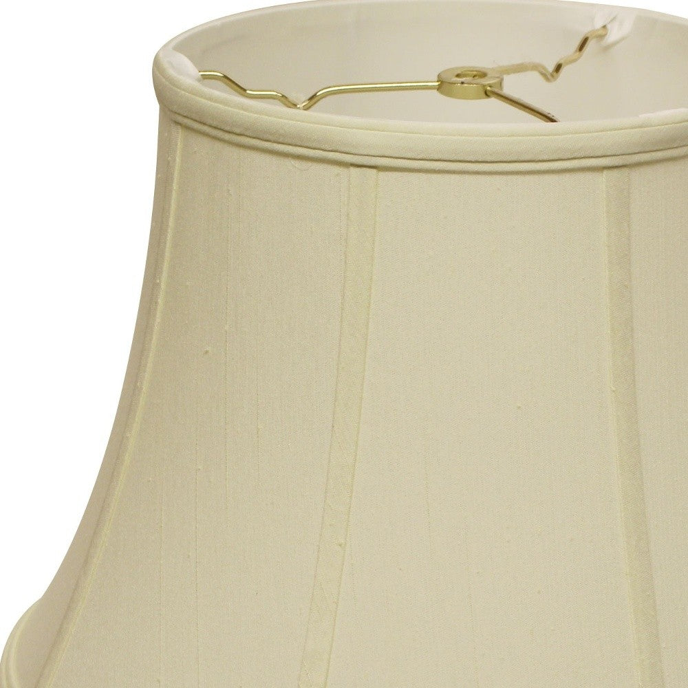 16" Ivory Altered Bell Monay Shantung Lampshade