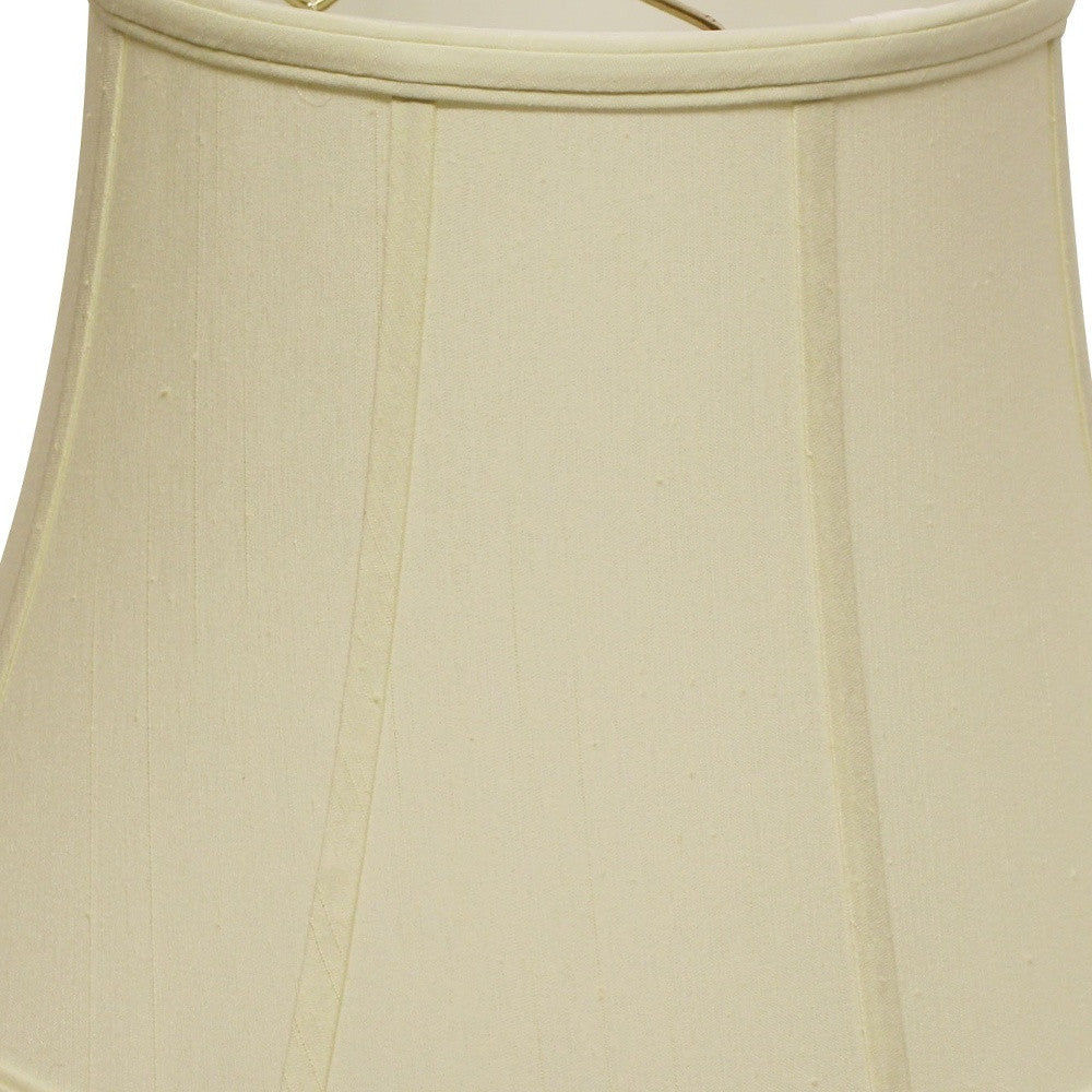 18" Ivory Altered Bell Monay Shantung Lampshade