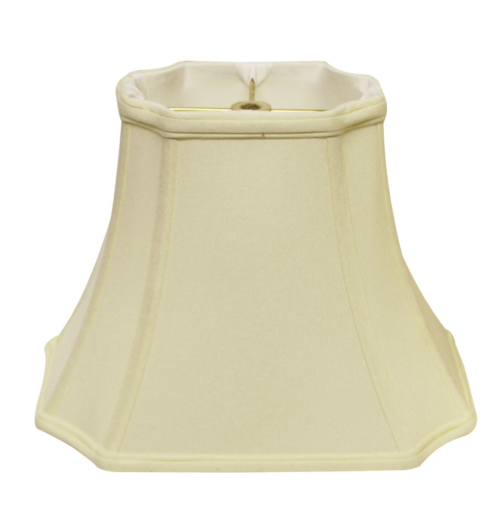 11" Ivory Inverted Rectangle Shantung Lampshade