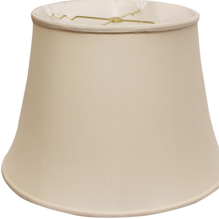 18" Biege Sloped Euro Bell Pongee Shantung Lampshade