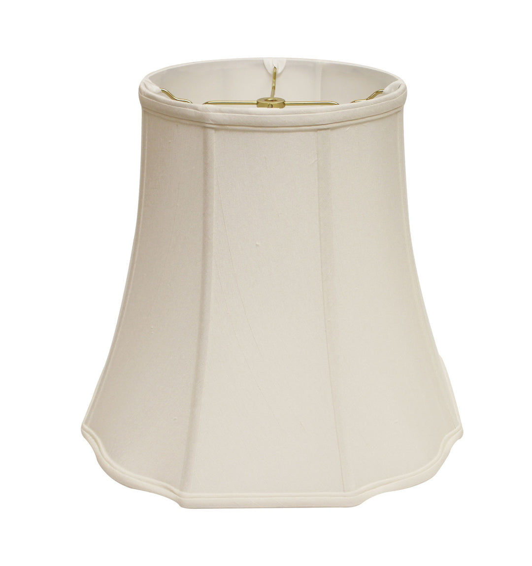 14" White Premium Octagon Monay Shantung Lampshade