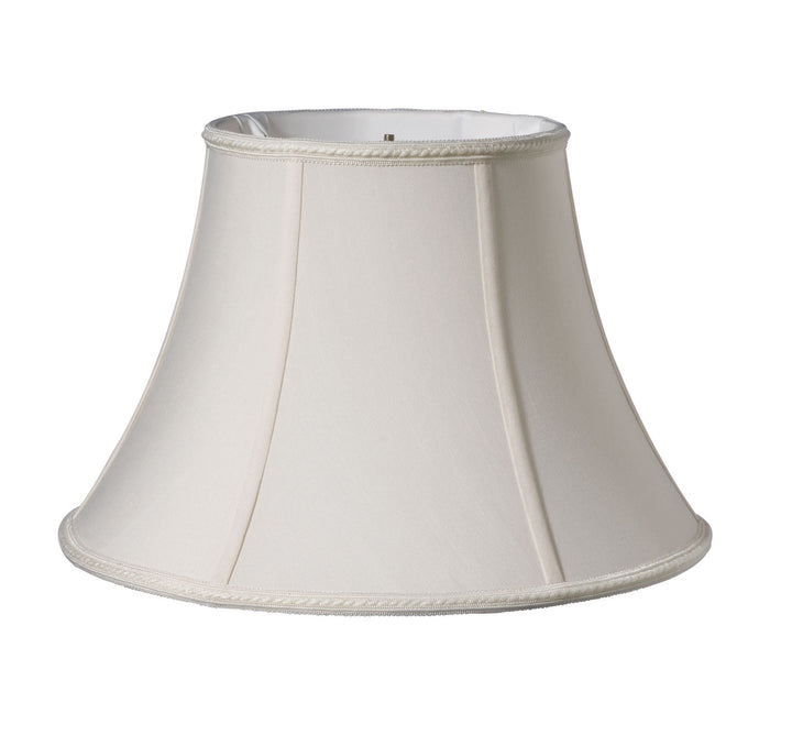 16" Cream Slanted Bell Shantung Lampshade