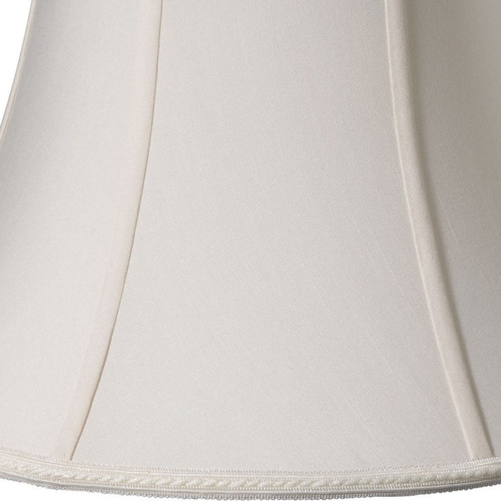 16" Cream Slanted Bell Shantung Lampshade