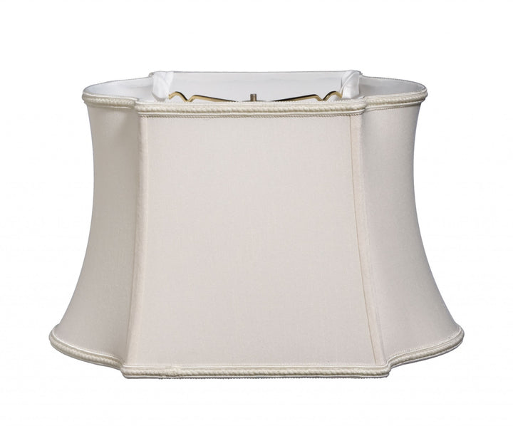 16" Cream Premium Oblong Shantung Lampshade