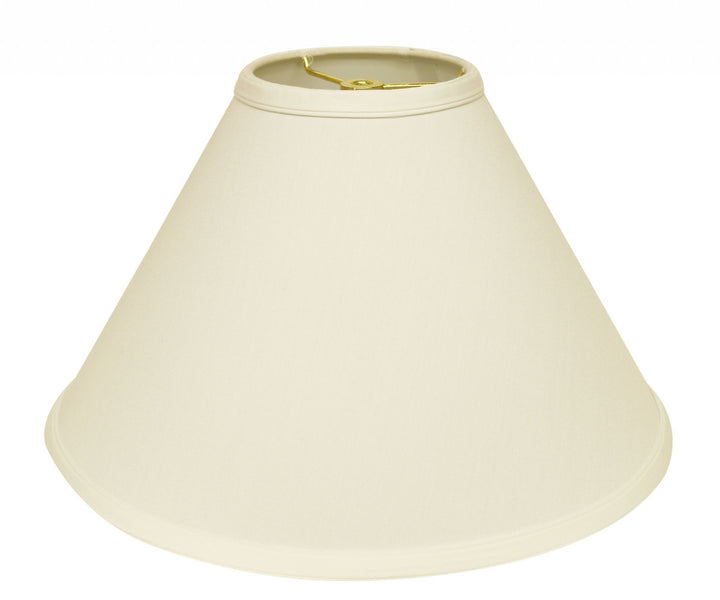 13" Ivory Deep Cone No Slub Lampshade